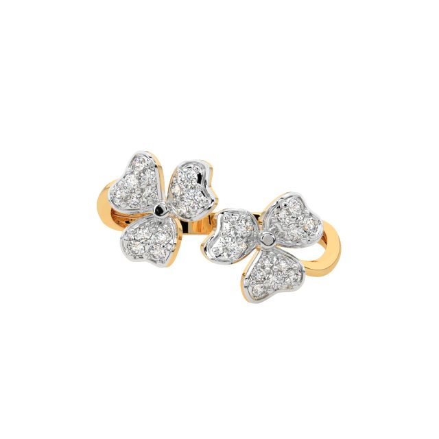 Floret Diamond Engagement Ring